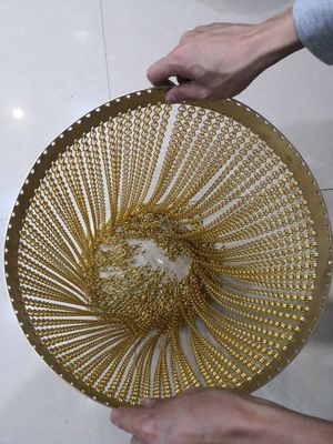Alüminyum Zincir Perde şömine Parlaklık Ekrani Ağı Perdeler Metal Zincir Perde