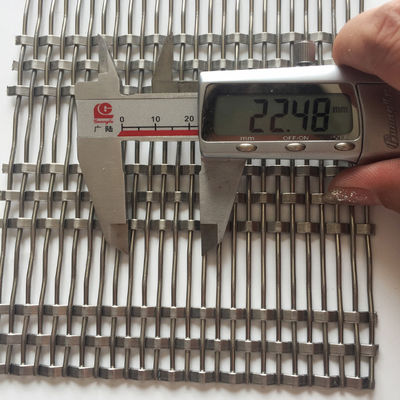 0.8mm 2.0mm Tel Diametri Paslanmaz Çelik Mimarlık Ağı Kolay Kurulum