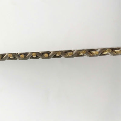 Tel çapı 0.8mm 2.0mm Paslanmaz Çelik Mesh Panel Kaplama Duvarı için düz dokuma