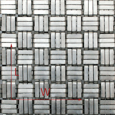 Plain Weave Architectural Mesh Panel Kablo Çapı 0.8mm 2.0mm