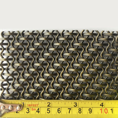 Dokuma Tipi Hollanda Dokuma Dekoratif Dokuma Tel Ağı Boyutu 2mm-100mm Dayanıklı