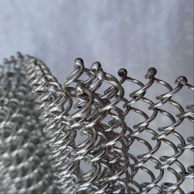 0.5-2mm Kalınlığı Yuvarlak Pencere Tedavisi Perde için Bronz Metal Bobin Perdeler