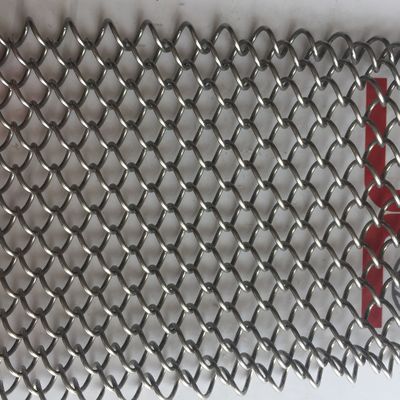0.5-2mm Kalınlığı Yuvarlak Pencere Tedavisi Perde için Bronz Metal Bobin Perdeler