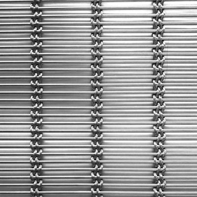 Ağır Güçlü Tel Anti Koroziv 1.2 Kgs Plain Weave Architectural Mesh ISO9001 Sertifikalı