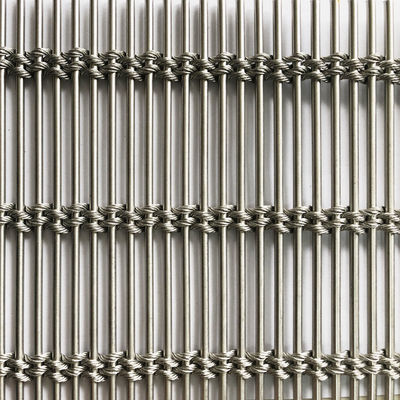 Ağır Güçlü Tel Anti Koroziv 1.2 Kgs Plain Weave Architectural Mesh ISO9001 Sertifikalı