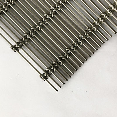 Ağır Güçlü Tel Anti Koroziv 1.2 Kgs Plain Weave Architectural Mesh ISO9001 Sertifikalı