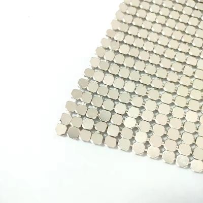 Esnek Alüminyum Metal Çamaşır Dişli Metal Kumaş Zincir Posta Perde Kumaş