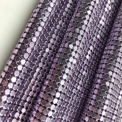 Esnek Alüminyum Sequin Mesh Kumaş Zincir Posta Kumaş Masa Kumaşı için Zincir Posta Perdeler