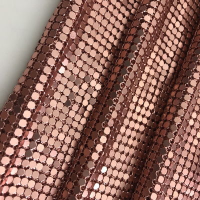 Esnek Alüminyum Sequin Mesh Kumaş Zincir Posta Kumaş Masa Kumaşı için Zincir Posta Perdeler