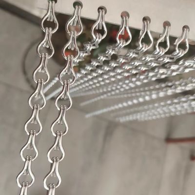 Ölçüleri 90x210cm zincir bağlantısı tel örgü perdesinin büyüklüğü Ticari güvenlik engelleri için