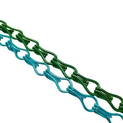 Kalıcı Alüminyum Zincir sinek ekranı Havalandırma için Metal Zincir sinek zararlı böcek kapı ekranı perde