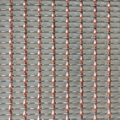 Ekoloji dostu konut projeleri için cilalı gümüş dekoratif kare delik ızgara panelleri