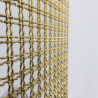 Özelliklendirilebilir Brass Metal Mesh Partition Kabine Alanlarında Sıkı Dekorasyon İçin Stil ve Dayanıklılık Sunar