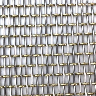 İç ve dış tasarımlarda sert dekoratif için özelleştirilebilir paslanmaz çelik metal örgü