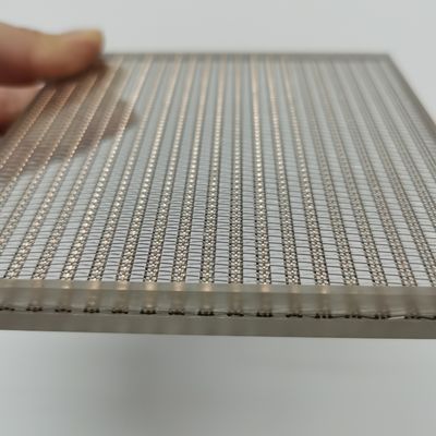 Çeşitli Uygulamalar için Altın Cam Laminasyonlu Tel Ağı 10-100 Ağı