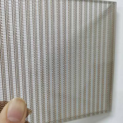 Çeşitli Uygulamalar için Altın Cam Laminasyonlu Tel Ağı 10-100 Ağı