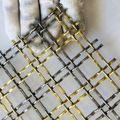 Kabine kapıları için sofistike paslanmaz çelik metal örgü örgü kalınlığı 3.3mm