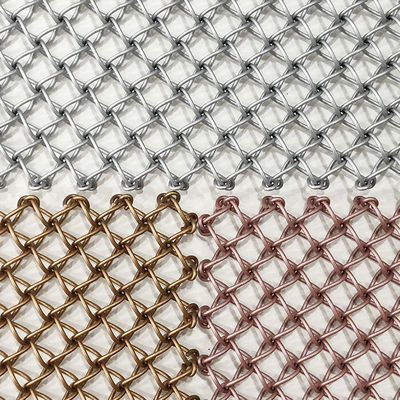 Çevre Koruması Kolay Kalıplama İnşaat Metal Mesh Tavan