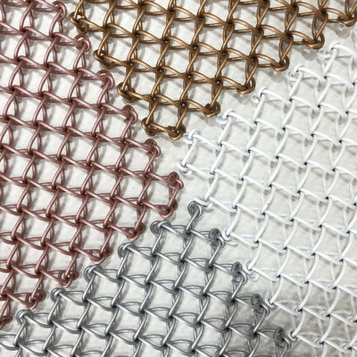 Çevre Koruması Kolay Kalıplama İnşaat Metal Mesh Tavan