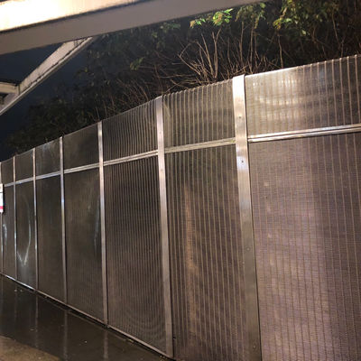 Düzgen paslanmaz çelik tel örgü panelleri market aşınmaya dayanıklı