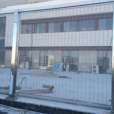 Paslanmaz çelik dokuma tel örgü panelleri Güçlendirilmiş kenar tedavisi