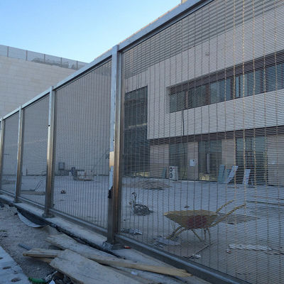 Paslanmaz çelik dokuma tel örgü panelleri Güçlendirilmiş kenar tedavisi