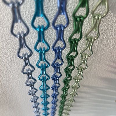 İyi Havalandırma Zincir Bağlantısı Alüminyum 1,5 mm'lik Kablo Çaplı Uçan Ekran