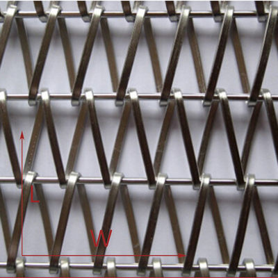 10 mm kalınlığı Mimarlık Metal kumaş Binalar için mükemmel çözüm Yapısal