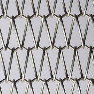 10 mm kalınlığı Mimarlık Metal kumaş Binalar için mükemmel çözüm Yapısal