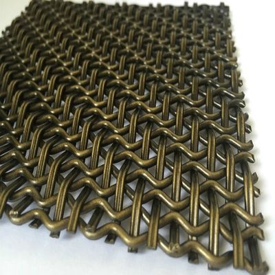 5mm Warp Pitch Dekoratif Tel Ağı Izgaraları Mükemmel Stil Ve Fonksiyon Dolap Kapıları