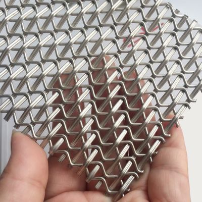 4.5mm Ağ Kalınlığı Paslanmaz Çelik Metal Dolap Kapıları için Dekoratif Tel ızgaraları
