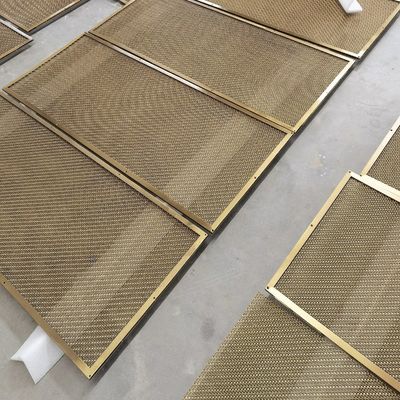 1.2 mm × 2 mm çapında örgü ile özel elmas ızgara dokunmuş tel örgü