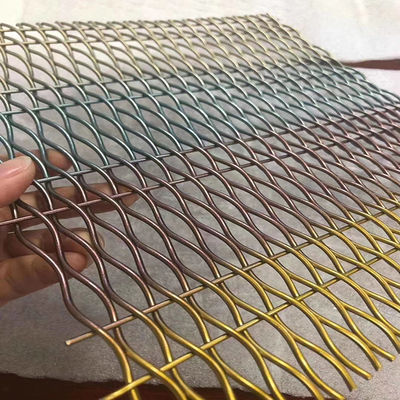 Paslanmaz Çelik Dekoratif Dokuma Tel Ağı Genişi 0.6m-2.4m
