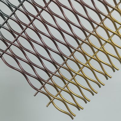 Kişiselleştirilebilir Metal Mesh Halka açık Ayarlar Genişliği 0.6m-2.4m Özel
