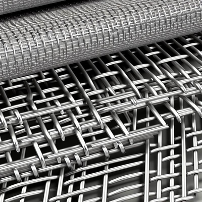 0.035KGS/M Anodize Alüminyum Alaşımlı Mimarlık Dokuma Tel Ağı