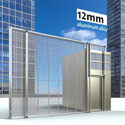 Bina Cepheleri için 12mm Alüminyum Alaşımlı Mimari Mesh Perde