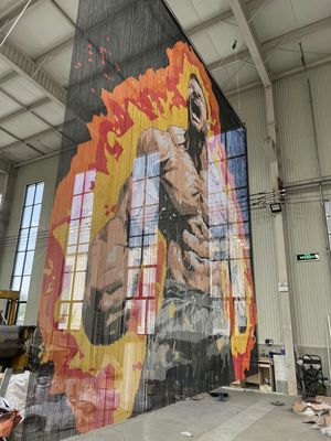 Kapılar için güçlü ve dayanıklı metal zincirli sineklik/böcek kovucu kapı perdesi