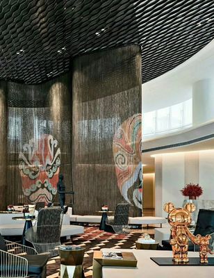 Endüstriyel Güvenlik Standartlarını karşılamak için tasarlanmış Yüksek Güçlü Alüminyum Zincir Uçuş Ekranı