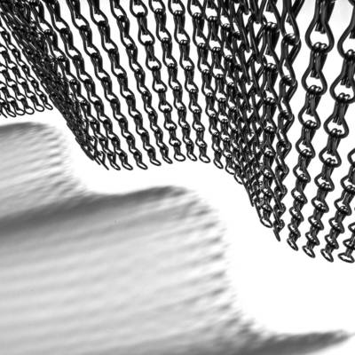 Kapılar için güçlü ve dayanıklı metal zincirli sineklik/böcek kovucu kapı perdesi