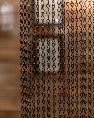 24mm Zincir Mesafesi, Böcek Koruması için Kolay Kurulum ve İyi Havalandırma ile Alüminyum Zincir Uçan Ekrani