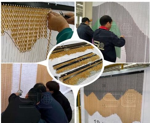 Endüstriyel Kullanım İçin İdeal, Dayanıklı Alüminyum Zincirli Sineklik, Etkili Böcek Koruması ve Uzun Ömürlü Performans Sağlar