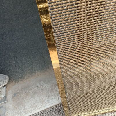 Modern Bina Cepheleri İç Tasarım ve Dış Uygulamalar için Özelleştirilmiş Mimari Metal Hasır Yuvarlak Genişlik