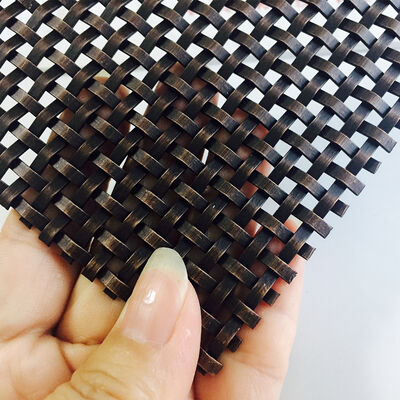 Bakır Mimari Metal Mesh Özelleştirilmiş Uzunluk Özelleştirilmiş Mesh Boyutu Cephe Kaplama İç Dekorasyon ve Bina Dış Cephelerinde Kullanılır