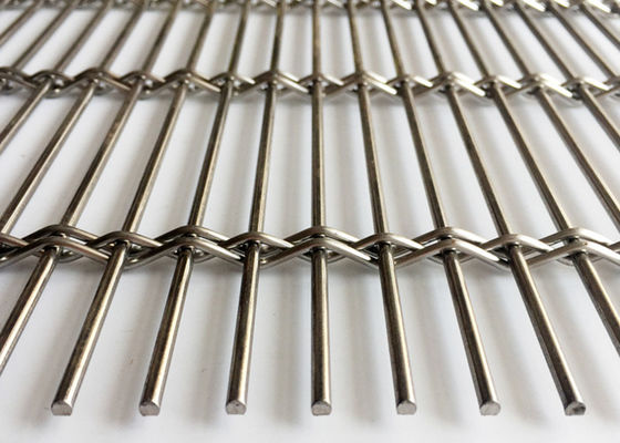 Mimari Dokuma Hasır için SS304 Düz Dokuma Metal Dekoratif Dış Cephe