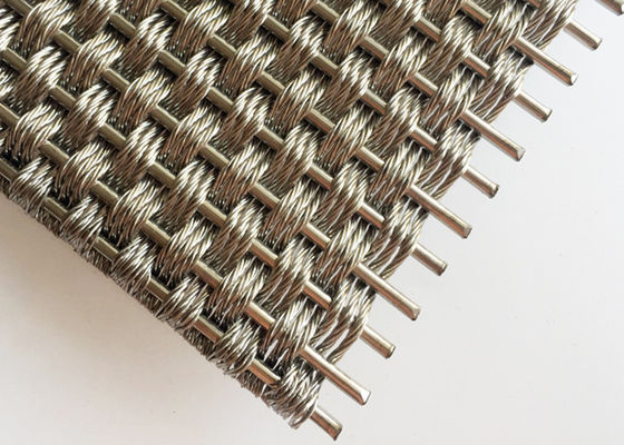 Kıvrımlı 5.5mm Dekoratif Mimari Dokuma Hasır Korozyon Önleyici