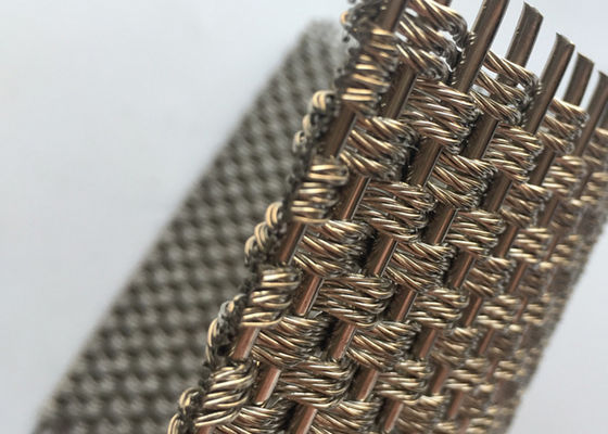 Kıvrımlı 5.5mm Dekoratif Mimari Dokuma Hasır Korozyon Önleyici