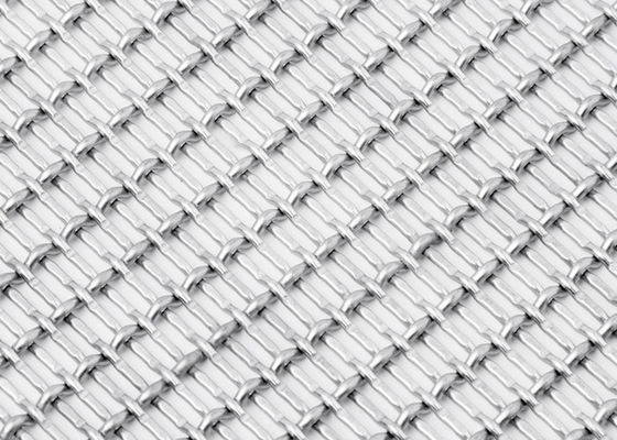 Yapı Malzemesi Dekor Kıvrımlı Endüstriyel Metal Hasır Kaplama 20m Uzunluk