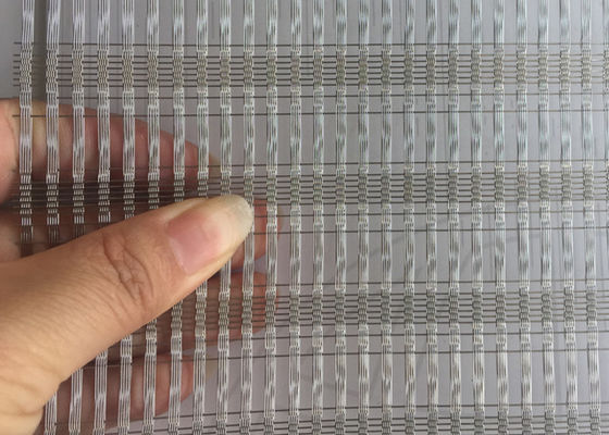 0.8mm Düz Dokuma Hasır Cam Paneller Dış ve İç Dekoratif Cephe