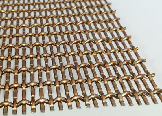 SHUOLONG 3.2mm Mimari Metal Ekranlar Dekoratif Tavan Mesh Antişok
