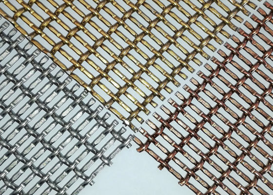 SHUOLONG 3.2mm Mimari Metal Ekranlar Dekoratif Tavan Mesh Antişok